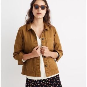Madewell garment-dyed Ashwood chore coat